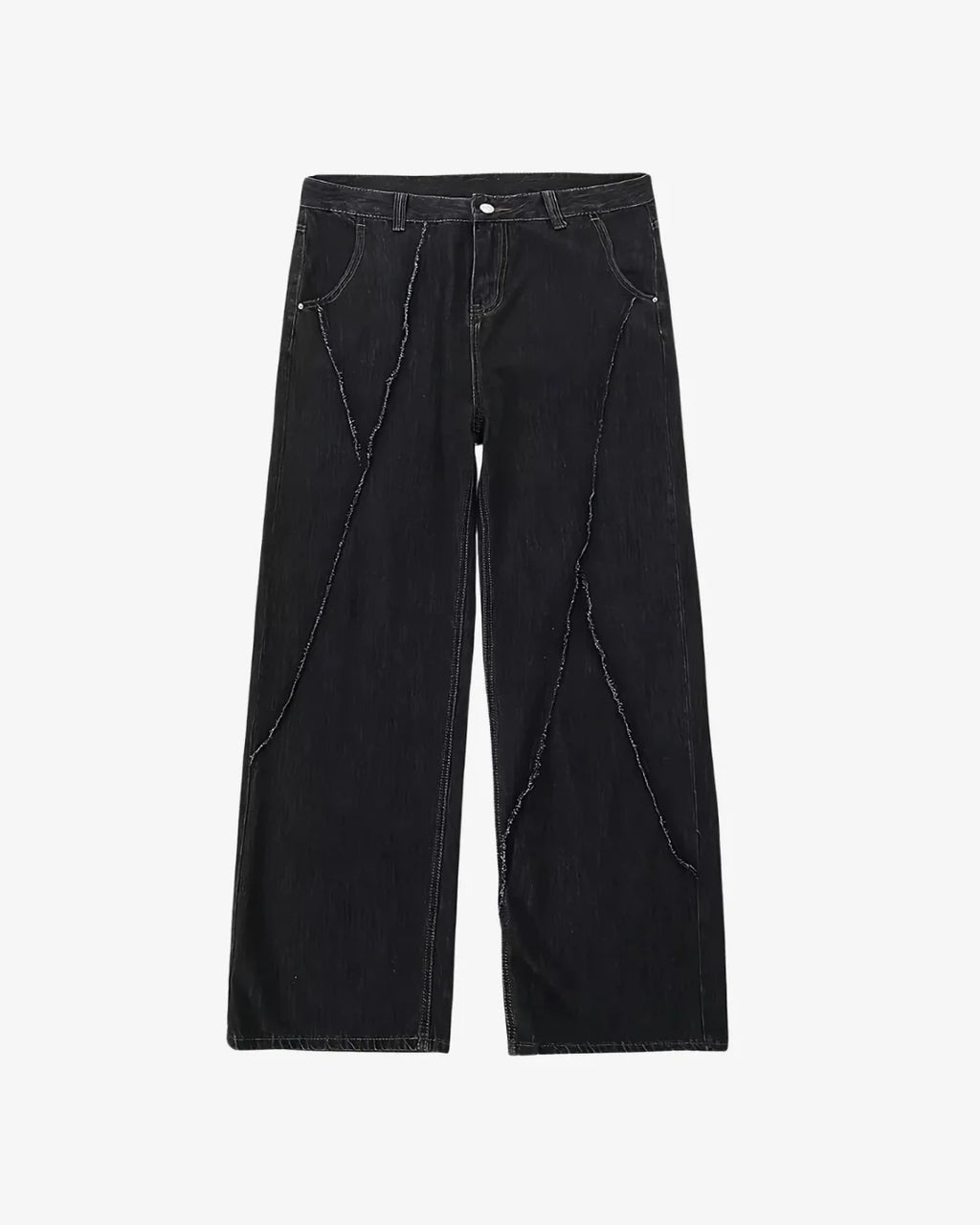 THE DISTRESSED BLACK JEANS